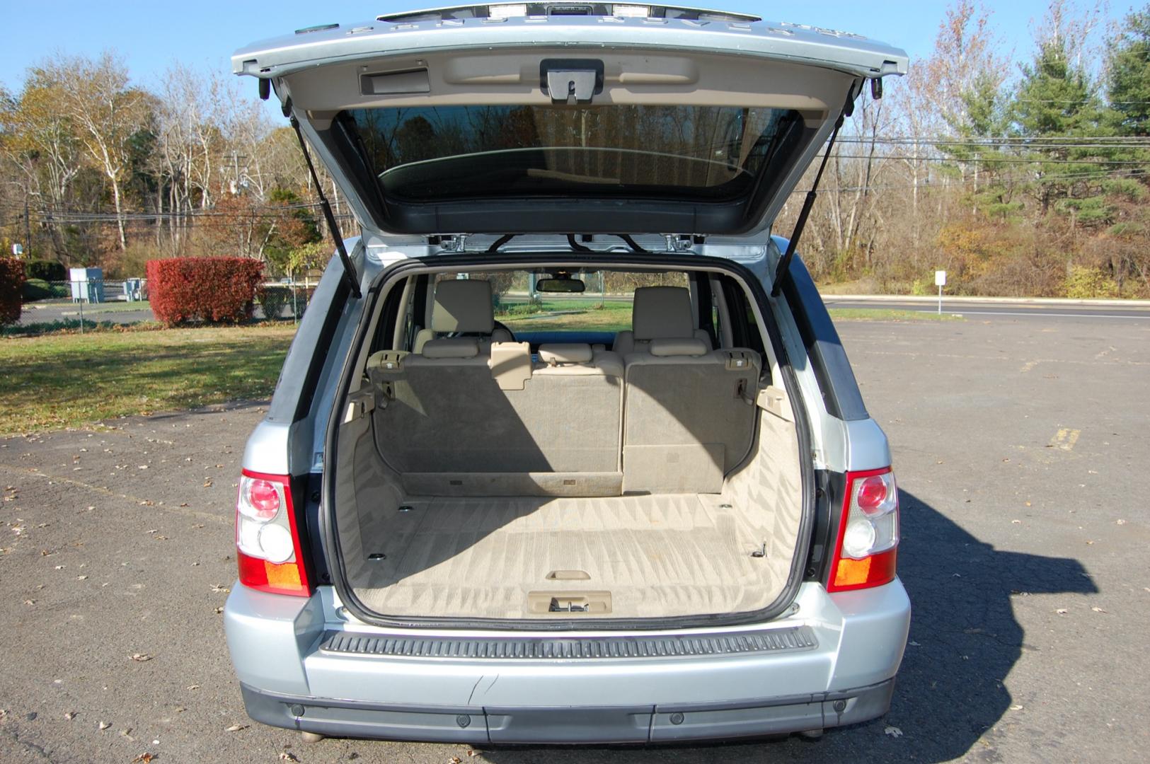 2009 Silver /Beige Leather Land Rover Range Rover Sport HSE (SALSK25419A) with an 4.4L V8 DOHC 32V engine, Automatic transmission, located at 6528 Lower York Road, New Hope, PA, 18938, (215) 862-9555, 40.358707, -74.977882 - Here we have a nice Range Rover Sport with a 4.4L V8 putting power to all four wheels via an automatic shifting transmission. The interior offers beige leather with wood trim, keyless entry, dual climate controls, heated seats front and back, AM/FM/CD/AUX radio with navigation, Harman/Kardon speaker - Photo#14